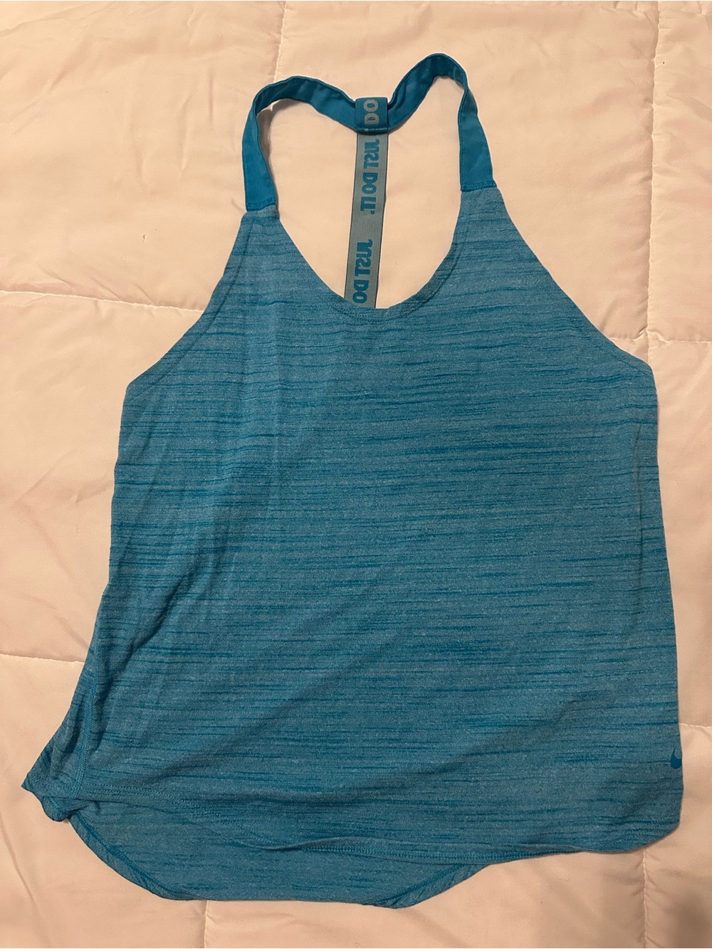 Nike blue dry fit tank